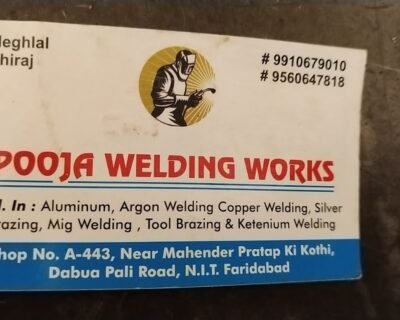 Pooja Gas Welding works in Faridabad, Haryana