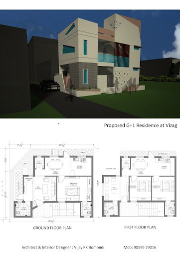 Conceptecture House Plan Design Services in Vijayawada, Andhra Pradesh