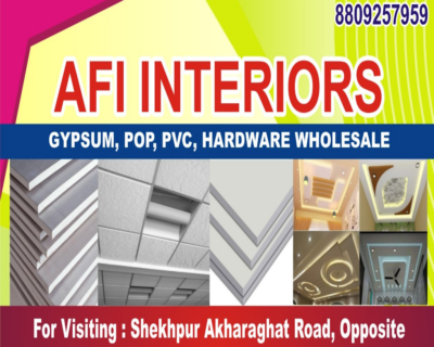 AFI – False Ceiling, Pop Design Contractors in Muzaffarpur, Bihar
