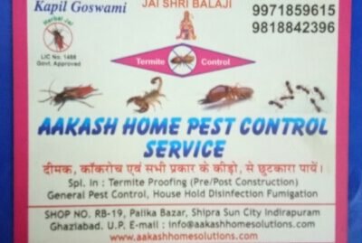 Aakash – Pest Control for Residential & Commercial, Best Pest Control Service in Ghaziabad, Uttar Pradesh