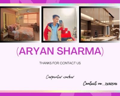 Aryan Sharma – Carpenter in Unnao, Uttar Pradesh