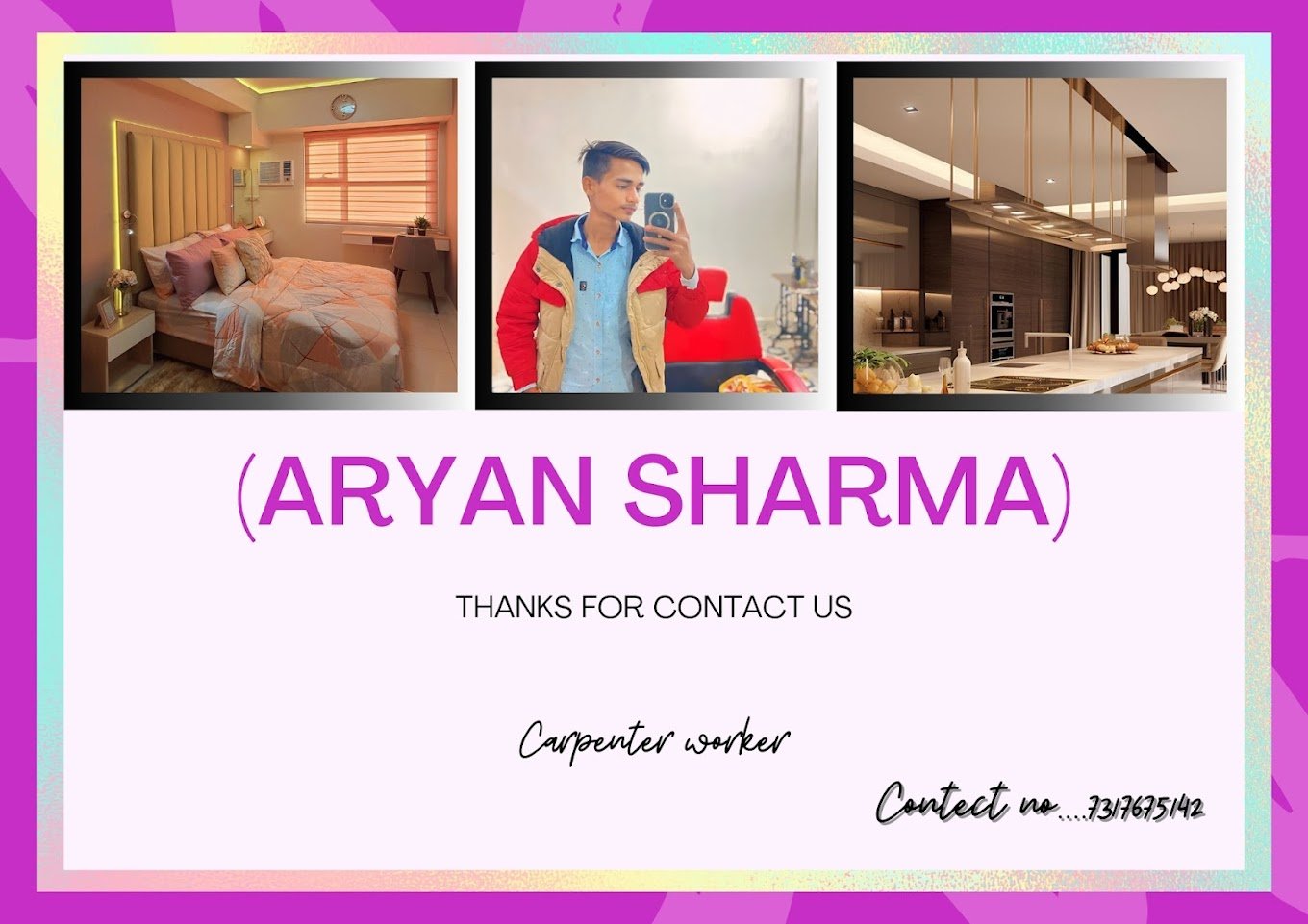 Aryan Sharma – Carpenter in Unnao, Uttar Pradesh
