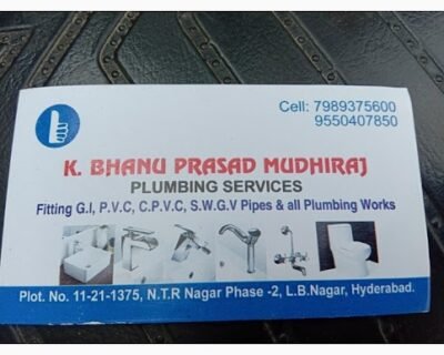 Bhanu Prasad Plumber in Hyderabad, Telangana