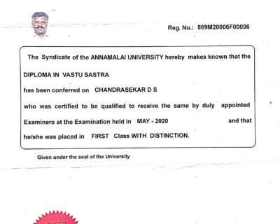 Astro Dr. Chandrasekar PhD Astrology (Best astrologer Expert, Best Vastu Consultant, Best Marriage matching expert, Best gemologist expert, best numerologist expert