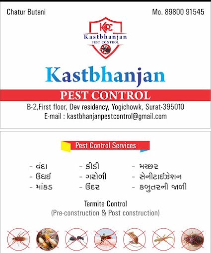 Kastbhanjan – Pest Control for Residential & Commercial, Best Pest Control Service in Surat, Gujarat