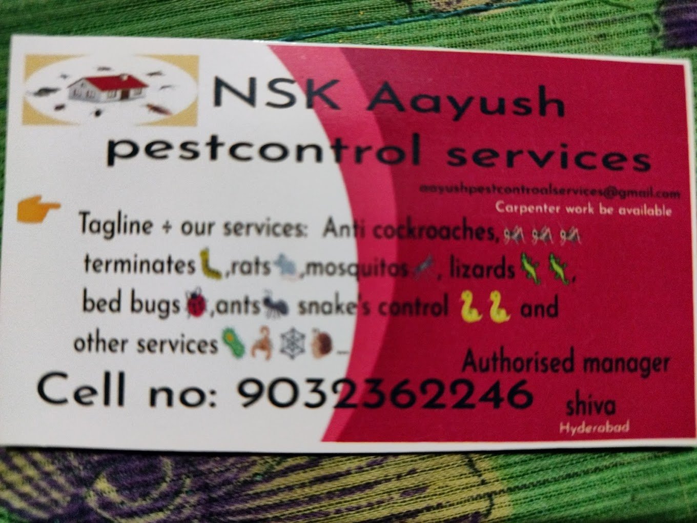 NSK Aayush – Pest Control for Residential & Commercial, Best Pest Control Service in Hyderabad, Telangana