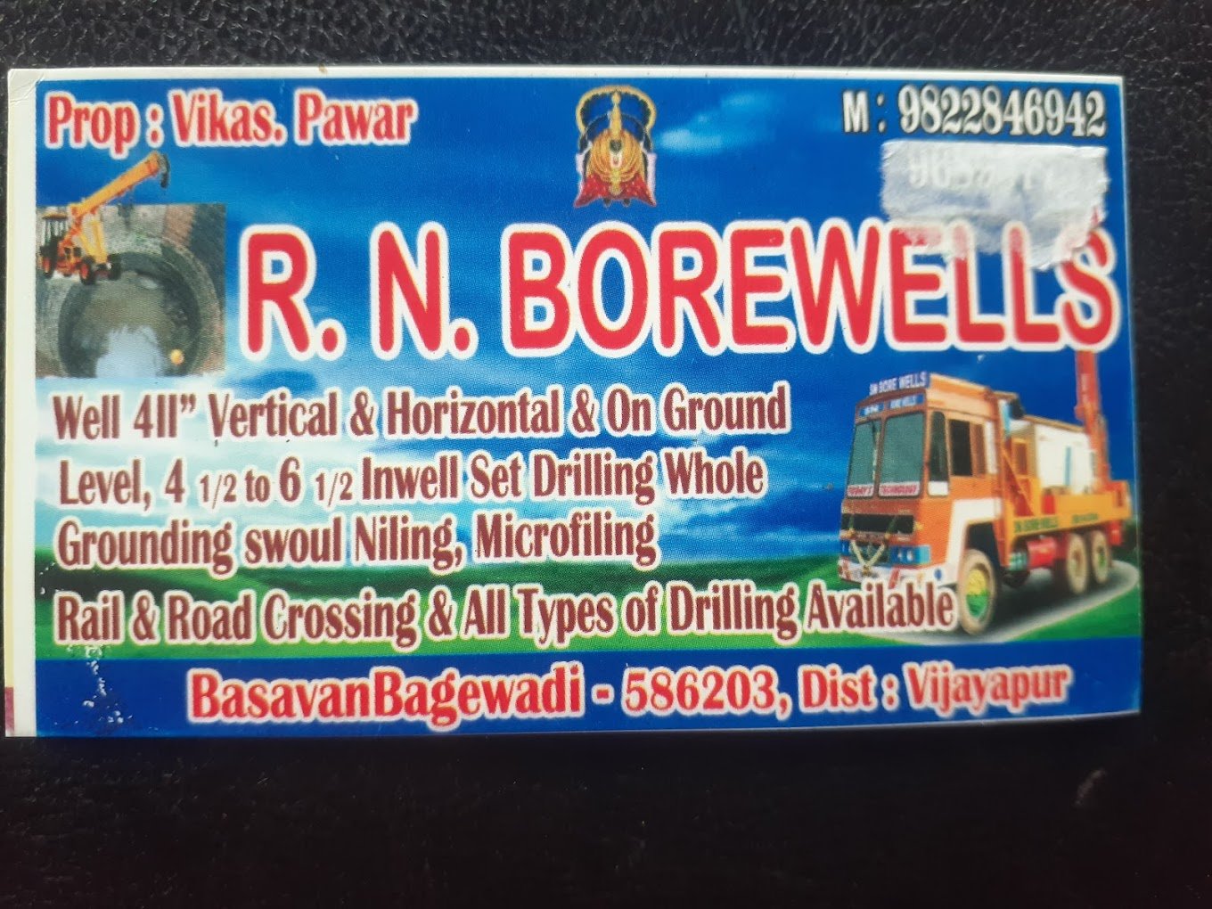 R N – Borewell Drilling Contractors in South Goa