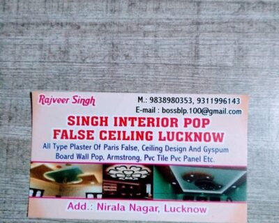 Singh Interior – POP Design, False ceiling Contractors in Lucknow, Uttar Pradesh