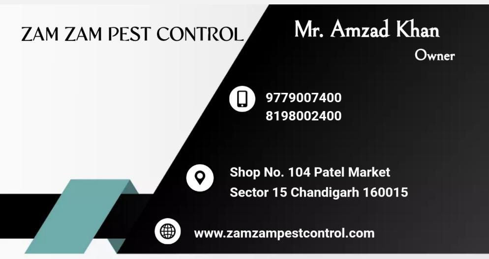 Zam Zam – Pest Control for Residential & Commercial, Best Pest Control Service in Chandigarh