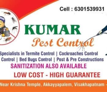 Kumar's - Pest Control for Residential & Commercial, Best Pest Control Service in Visakhapatnam, Andhra Pradesh