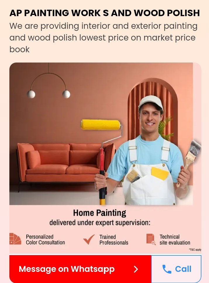 AP PAINTING WORK S AND WOOD POLISH IN VIJAYAWADA