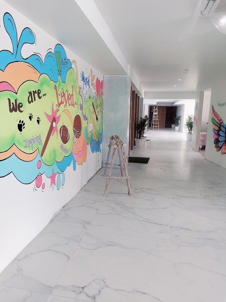 Devvrat Giri Painting work in North Goa