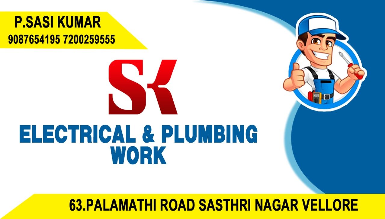 S.K Plumbing Service, Best Plumber in vellore, Tamilnadu