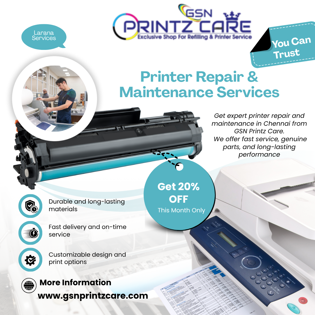 Printer Repair and Maintenance Services in Chennai